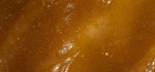 close-up shot of manuka honey