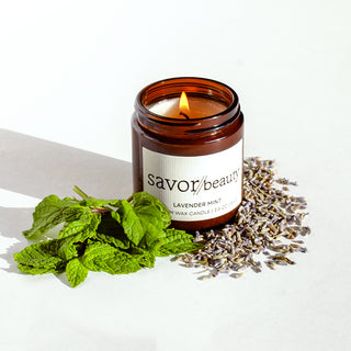 Savor Beauty Lavender Mint Candle